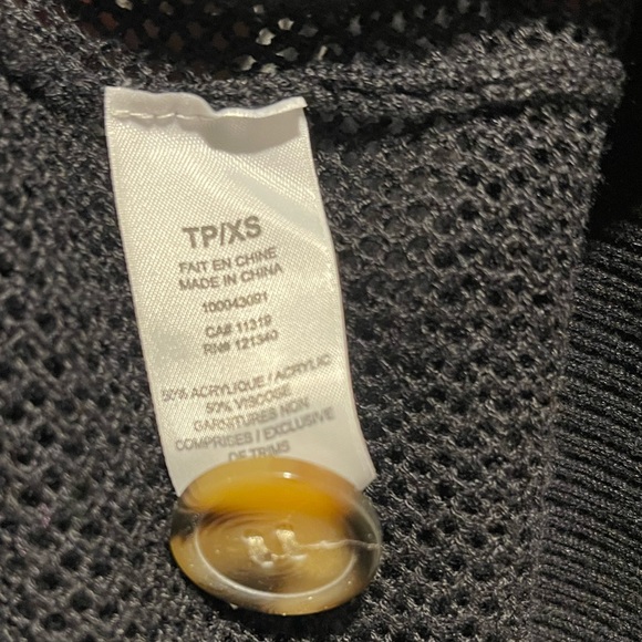 Dynamite Black Cardigan with Buttons - Picture 6 of 6